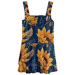 Flower Pattern Spring Kids  Layered Skirt Swimsuit