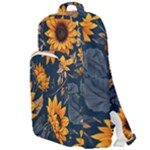 Flower Pattern Spring Double Compartment Backpack