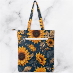 Double Zip Up Tote Bag 