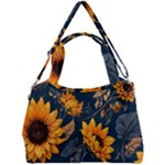 Flower Pattern Spring Double Compartment Shoulder Bag