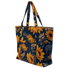 Zip Up Canvas Bag 