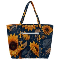 Zip Up Canvas Bag 
