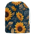 Flower Pattern Spring Drawstring Pouch (3XL)