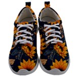 Flower Pattern Spring Mens Athletic Shoes
