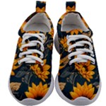 Flower Pattern Spring Kids Athletic Shoes
