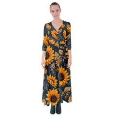 Button Up Maxi Dress 