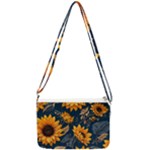 Flower Pattern Spring Double Gusset Crossbody Bag