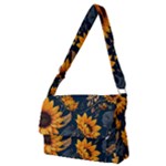 Flower Pattern Spring Full Print Messenger Bag (M)