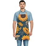 Flower Pattern Spring Kitchen Apron
