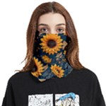 Flower Pattern Spring Face Covering Bandana (Two Sides)