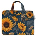 Flower Pattern Spring MacBook Pro 16  Double Pocket Laptop Bag 