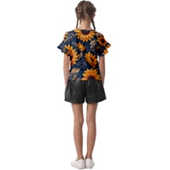 Kids  Cut Out Flutter Sleeves 