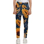 Flower Pattern Spring Kids  Skirted Pants