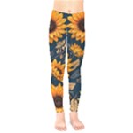 Flower Pattern Spring Kids  Classic Winter Leggings