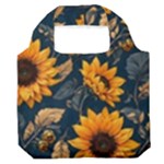 Flower Pattern Spring Premium Foldable Grocery Recycle Bag