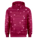 Hearts Valentine Love Background Men s Core Hoodie