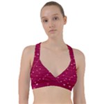 Hearts Valentine Love Background Sweetheart Sports Bra