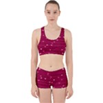 Hearts Valentine Love Background Work It Out Gym Set