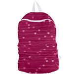 Hearts Valentine Love Background Foldable Lightweight Backpack