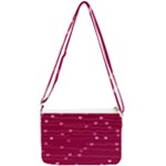 Hearts Valentine Love Background Double Gusset Crossbody Bag
