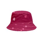 Hearts Valentine Love Background Bucket Hat (Kids)
