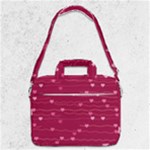 Hearts Valentine Love Background MacBook Pro 13  Shoulder Laptop Bag 