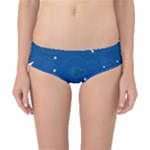 Sky Night Moon Clouds Crescent Classic Bikini Bottoms
