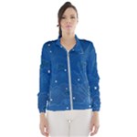 Sky Night Moon Clouds Crescent Women s Windbreaker