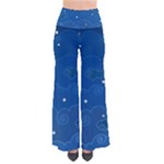 Sky Night Moon Clouds Crescent So Vintage Palazzo Pants