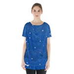 Sky Night Moon Clouds Crescent Skirt Hem Sports Top