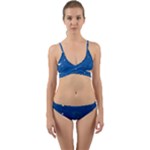Sky Night Moon Clouds Crescent Wrap Around Bikini Set