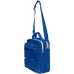 Sky Night Moon Clouds Crescent Crossbody Day Bag