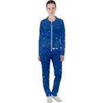 Sky Night Moon Clouds Crescent Casual Jacket and Pants Set