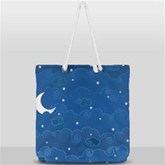 Full Print Rope Handle Tote (Large) 