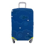 Sky Night Moon Clouds Crescent Luggage Cover (Small)