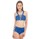 Sky Night Moon Clouds Crescent Cage Up Bikini Set