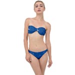Sky Night Moon Clouds Crescent Classic Bandeau Bikini Set