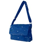 Sky Night Moon Clouds Crescent Full Print Messenger Bag (S)