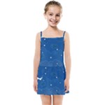 Sky Night Moon Clouds Crescent Kids  Summer Sun Dress