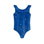 Sky Night Moon Clouds Crescent Kids  Frill Swimsuit