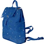 Sky Night Moon Clouds Crescent Buckle Everyday Backpack