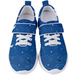 Sky Night Moon Clouds Crescent Women s Velcro Strap Shoes