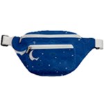 Sky Night Moon Clouds Crescent Fanny Pack