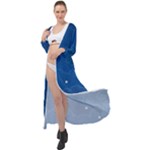 Sky Night Moon Clouds Crescent Maxi Chiffon Beach Wrap