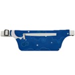 Sky Night Moon Clouds Crescent Active Waist Bag