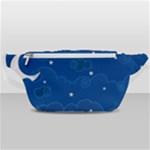 Sky Night Moon Clouds Crescent Waist Bag 