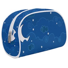 Sky Night Moon Clouds Crescent Make Up Case (Medium) from ArtsNow.com