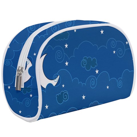 Sky Night Moon Clouds Crescent Make Up Case (Large) from ArtsNow.com
