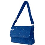 Sky Night Moon Clouds Crescent Full Print Messenger Bag (L)