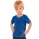 Sky Night Moon Clouds Crescent Kids  Sports T-Shirt